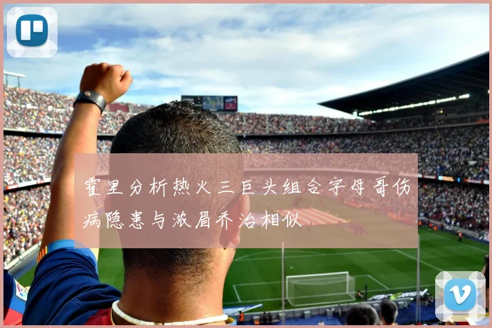霍里分析热火三巨头组合字母哥伤病隐患与浓眉乔治相似